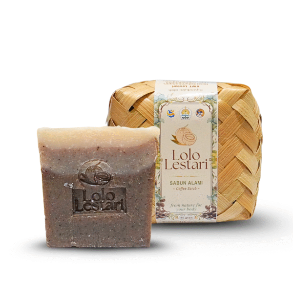 Sabun Alami Coffee Scrub - 80 gr